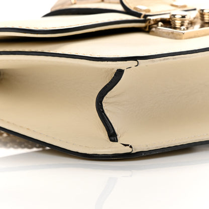 Valentino Garavani Vitello Mini Glam Lock Rockstud Flap White 8 of 18