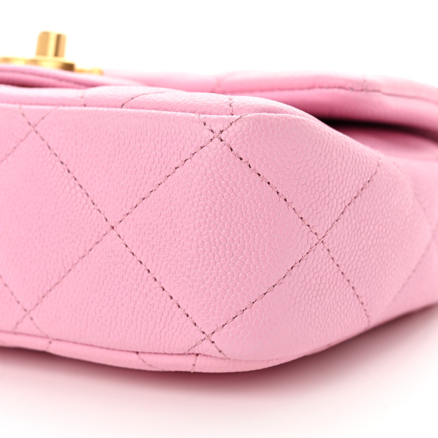 Chanel Caviar Quilted Mini Sweetheart Flap Lilac 10 of 10