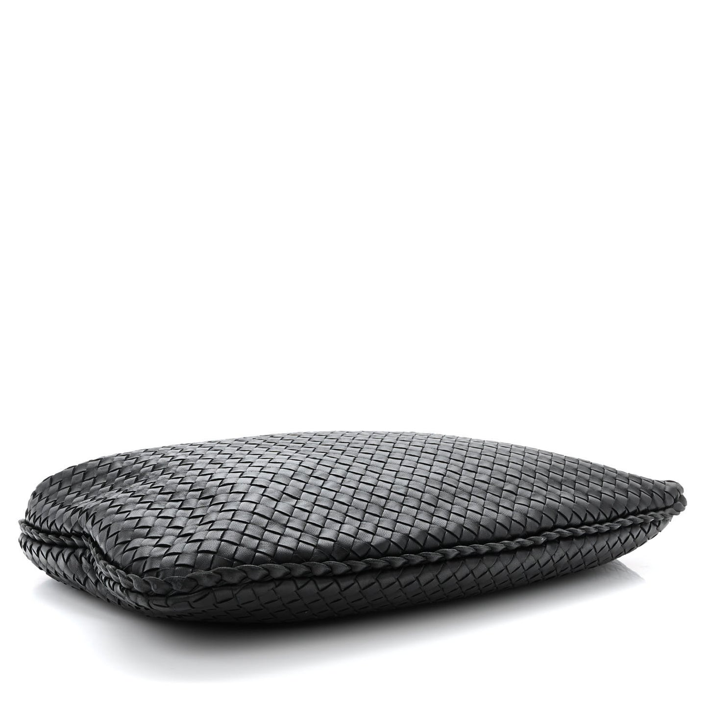 Nappa Intrecciato Large Veneta Hobo Black