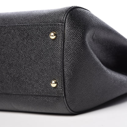 Dolce & Gabbana Dauphine Large Miss Sicily Satchel Black 8 of 10