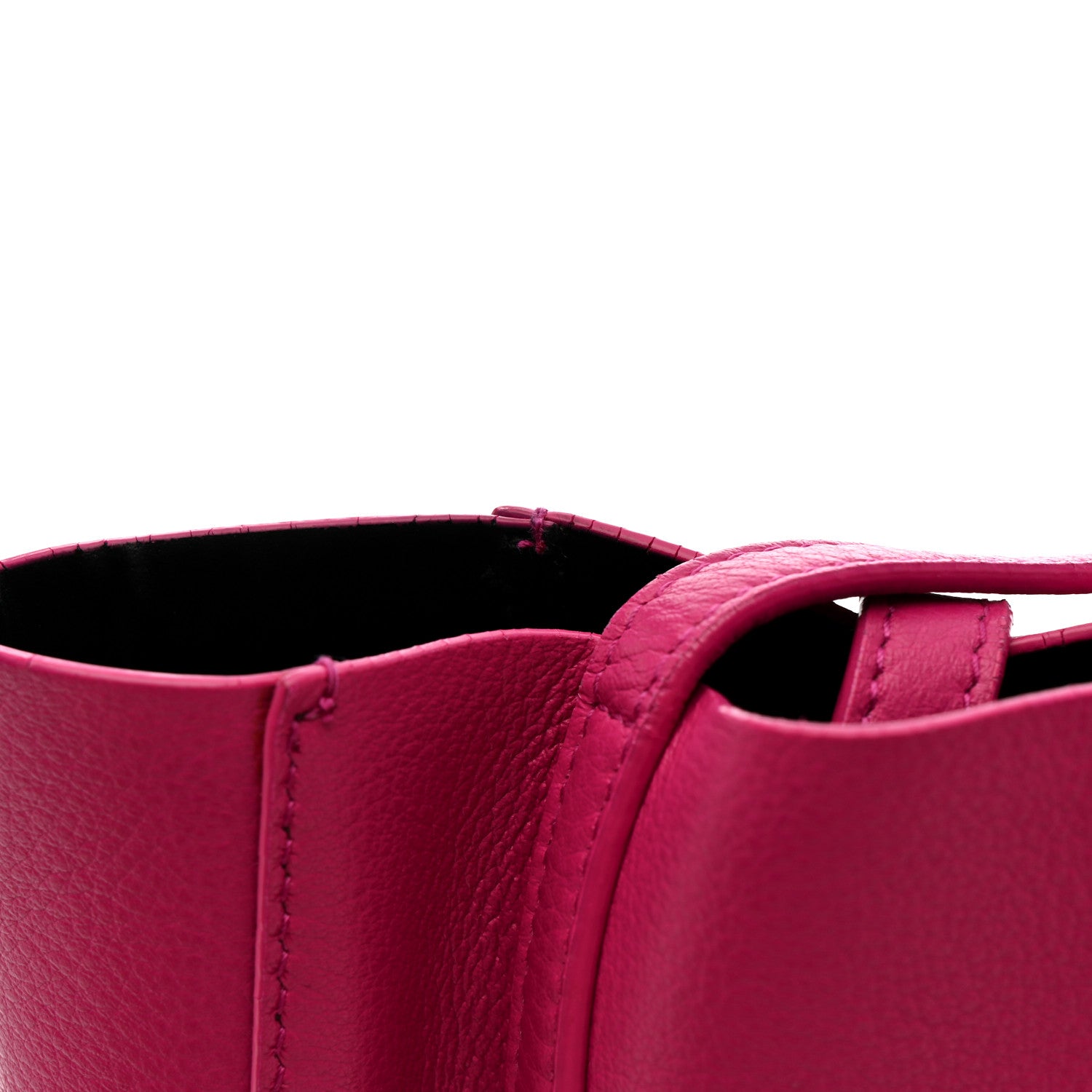 Balenciaga Calfskin XXS Everyday Tote Rose Magenta Black 11 of 14