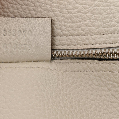 Gucci Soft Calfskin Medium Jackie Top Handle Bag Antique White 7 of 13