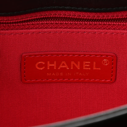 Chanel Calfskin Quilted Enchained Clutch Black 6 of 10