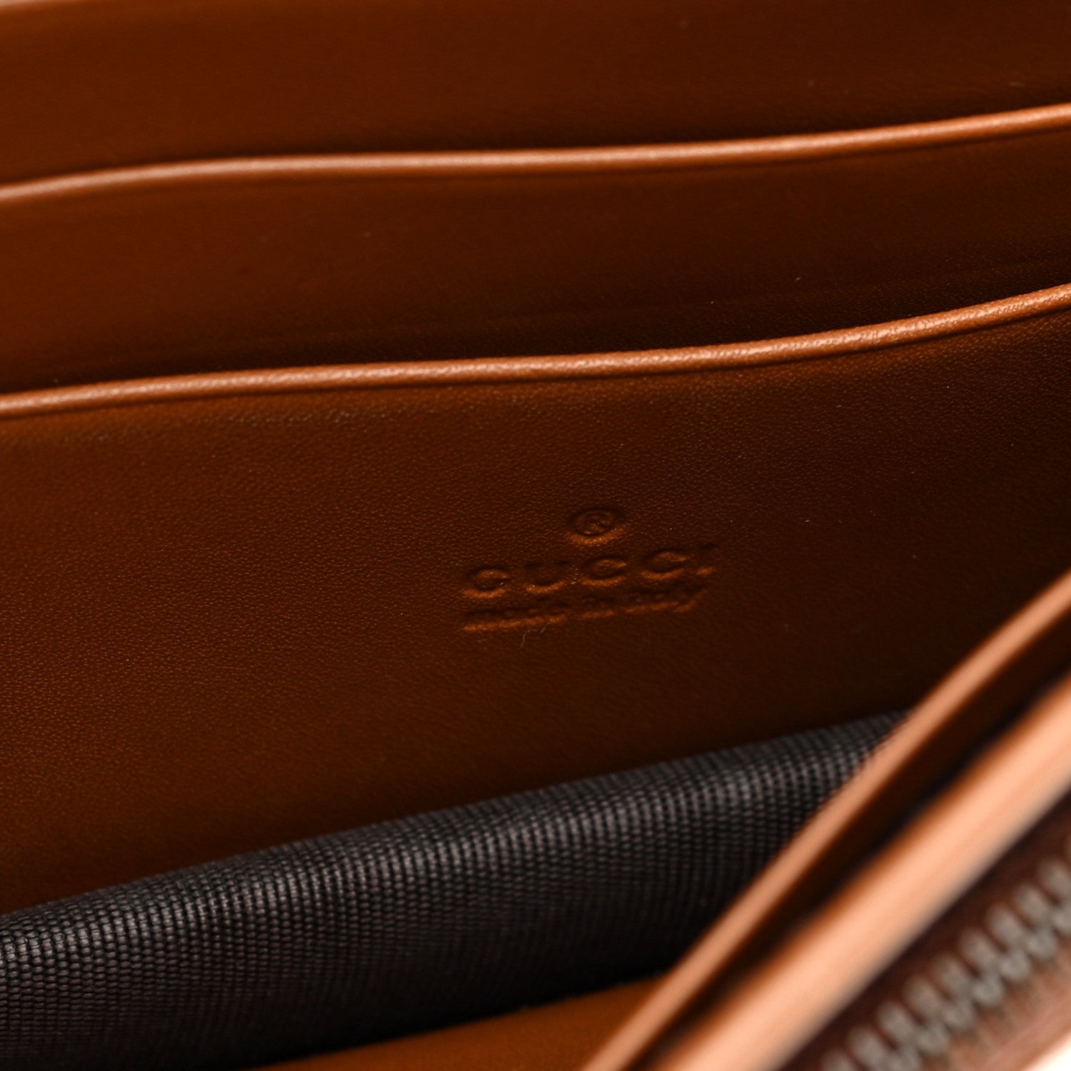 Gucci Monogram Lady Web Convertible Wallet Beige Cuir 6 of 10