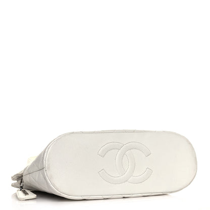 Chanel Caviar Quilted Shoulder Bag White 4 of 17
