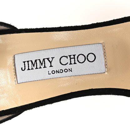 Jimmy Choo Suede Viola Tassel Sandals 37 Black 8 of 8