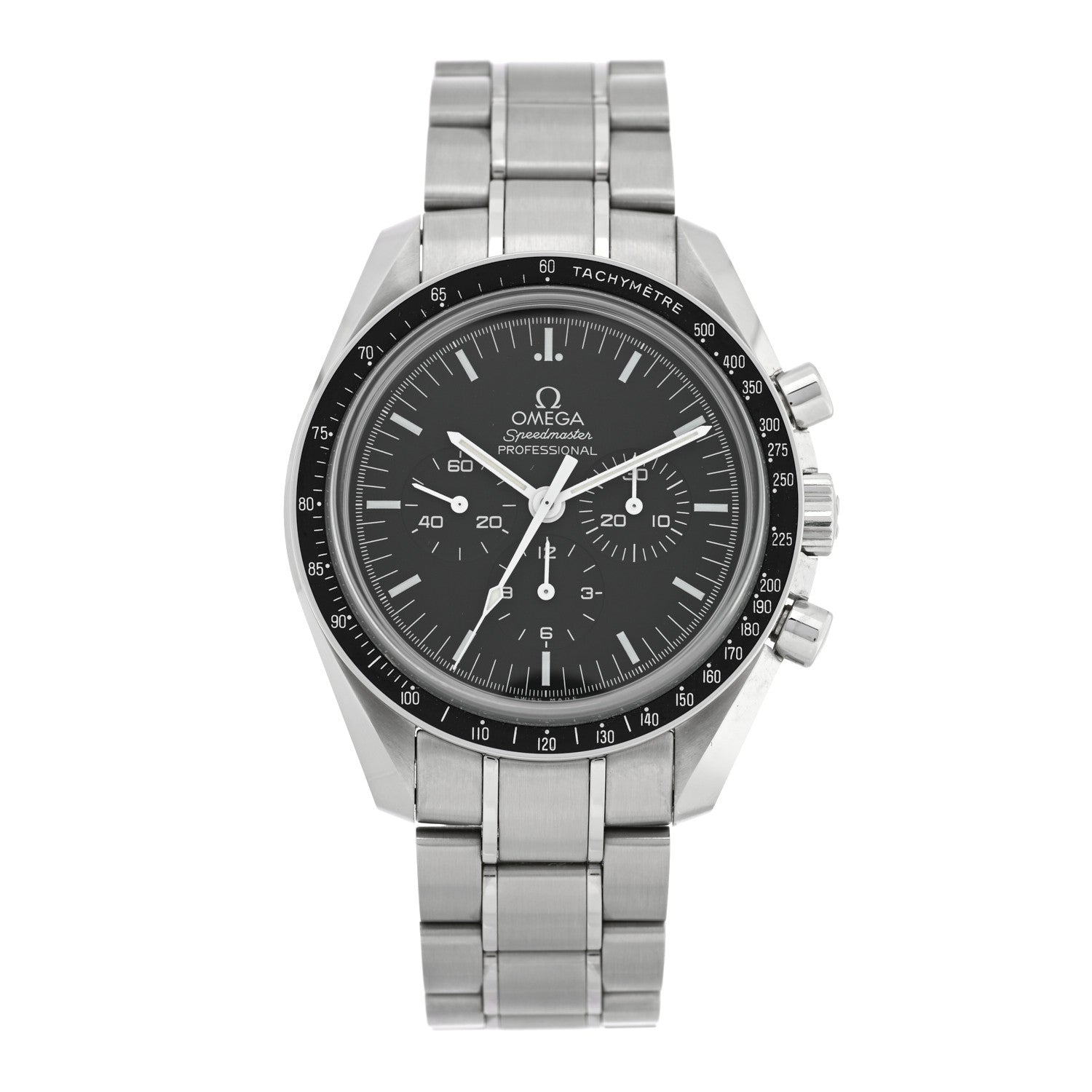 Omega Stainless Steel 42mm Speedmaster Moonwatch Professional Chronograph Manual Winding Watch Black 311.30.42.30.01.006 1 of 7