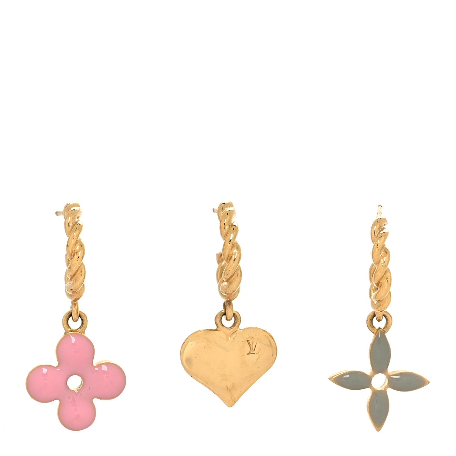 Louis Vuitton Sweet Monogram Earrings Set of 3 Rose 1 of 3