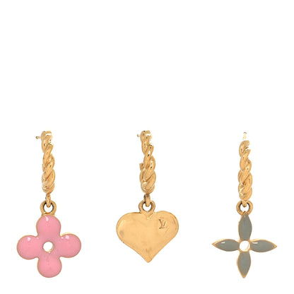 Louis Vuitton Sweet Monogram Earrings Set of 3 Rose 1 of 3
