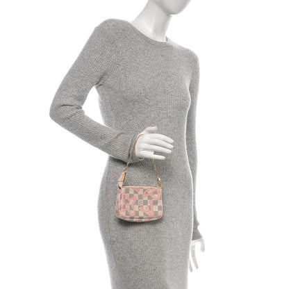 Louis Vuitton Damier Azur Tahitienne Mini Pochette Accessories 2 of 6