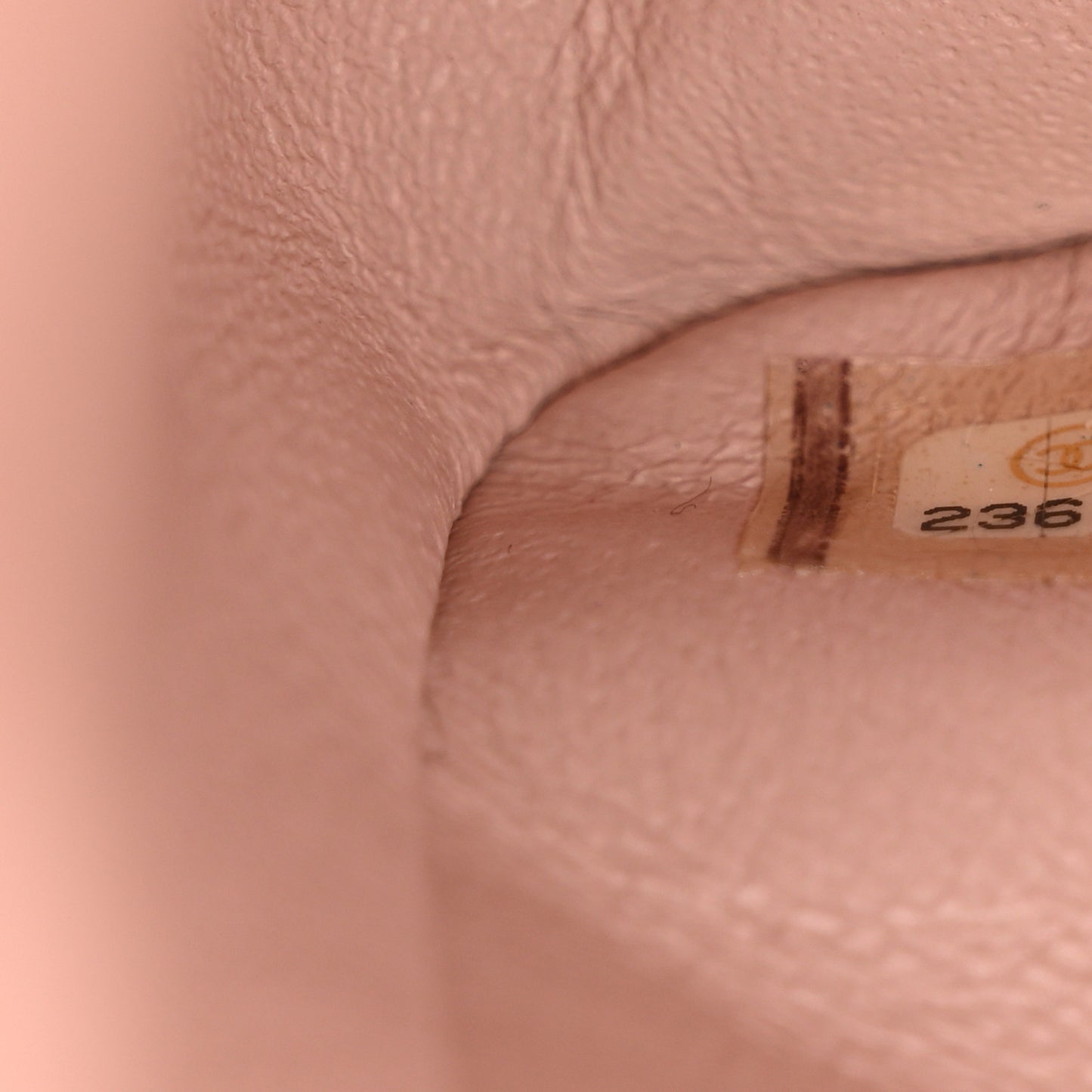 Calfskin Chevron Quilted Jumbo Double Flap Light Pink