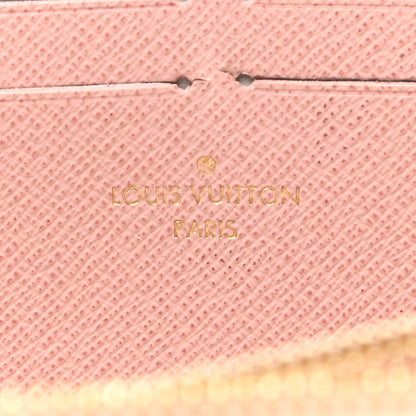 Louis Vuitton Damier Azur Clemence Wallet Rose Ballerine 6 of 7