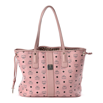 MCM Visetos Medium Liz Reversible Shopper Tote Soft Pink 1 of 17