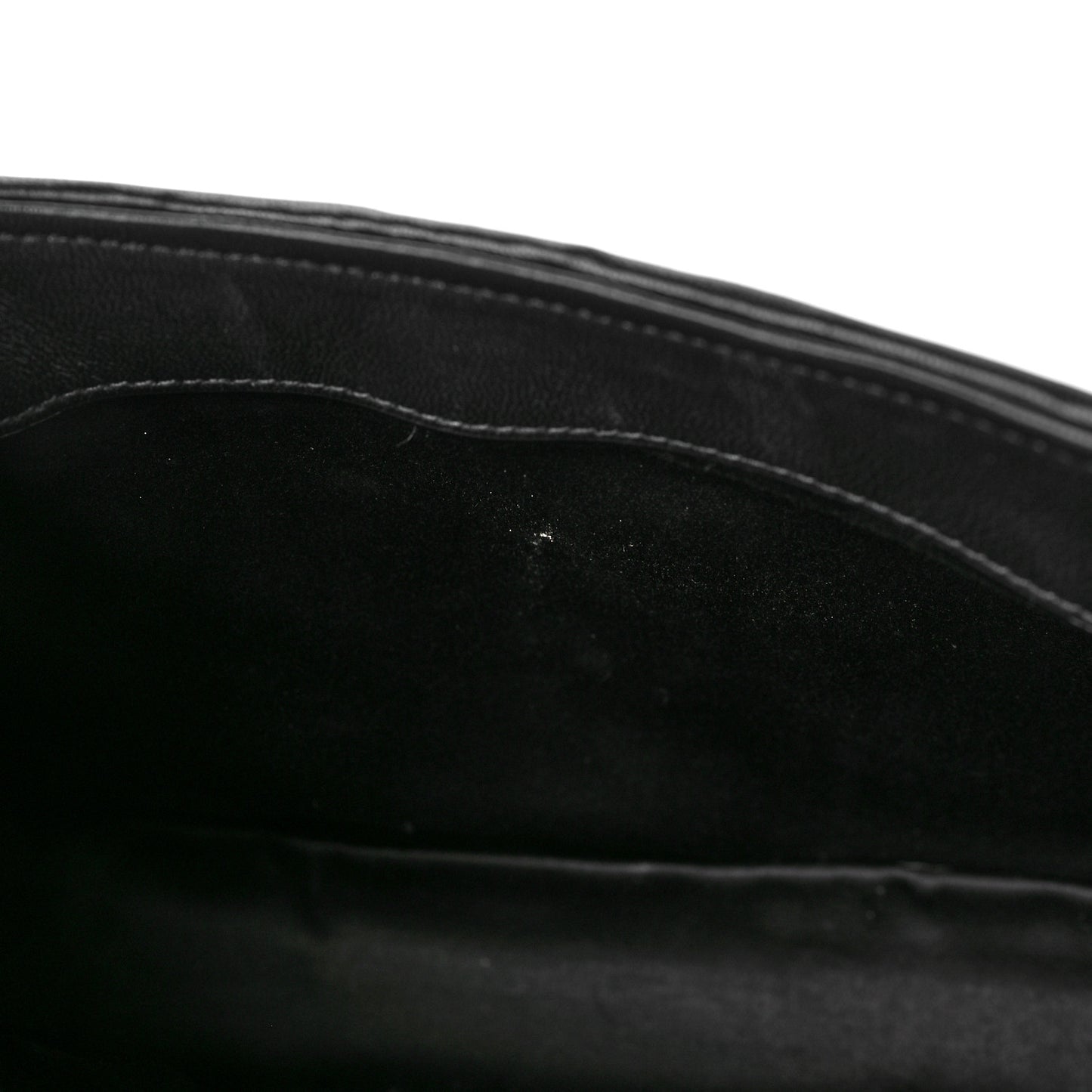 Pattina Nappa Crystal Studded Flap Bag Black