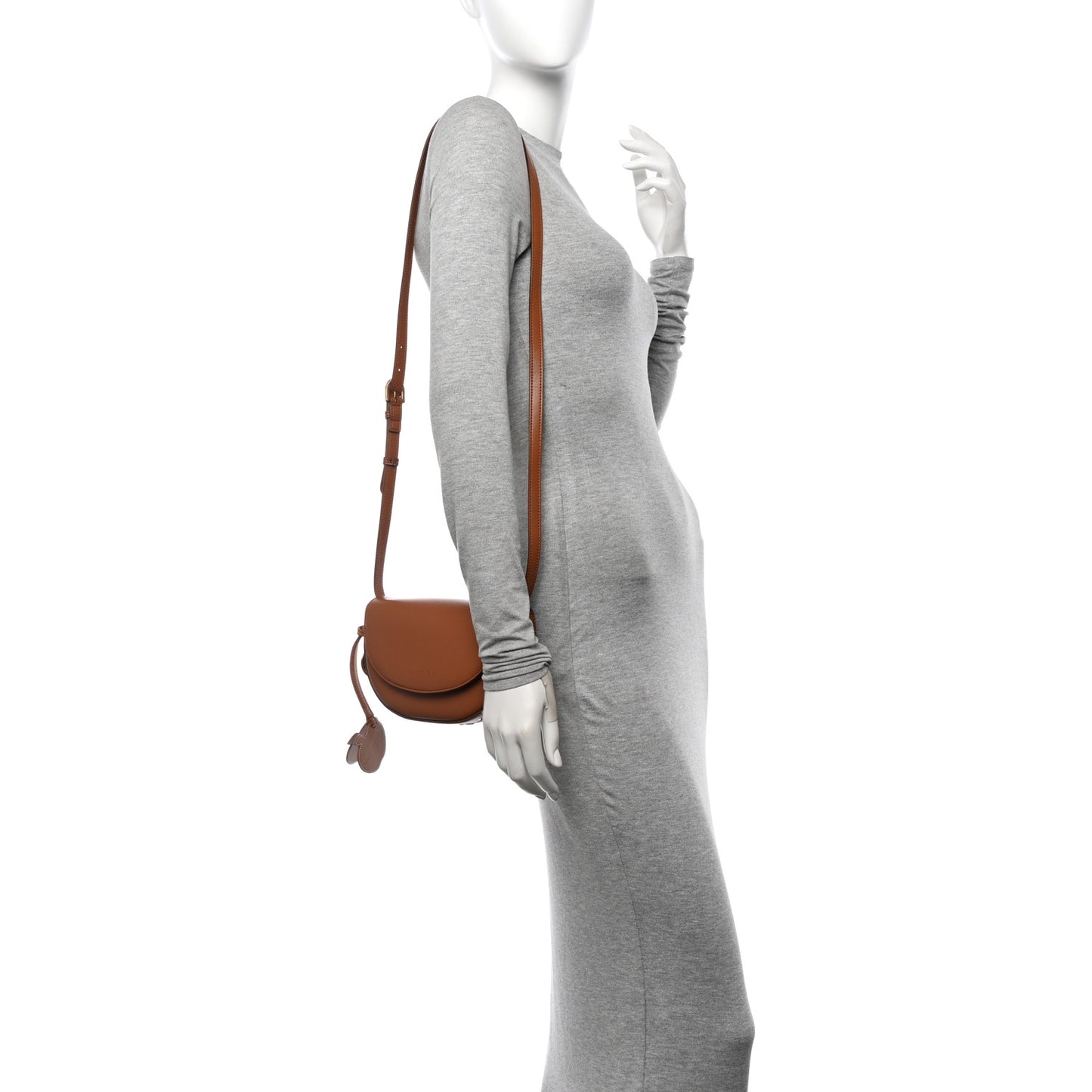 Uppeal Small Frayme Whipstitch Shoulder Bag Tan Brown