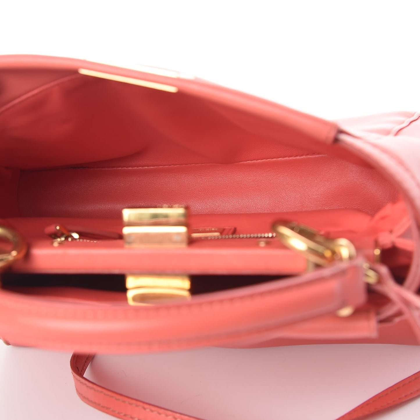 Nappa Mini Peekaboo Iconic Satchel Rosa Exstasy