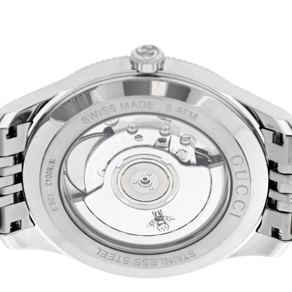 Gucci Stainless Steel 40mm G-Timeless Charm Automatic Watch 4 of 5