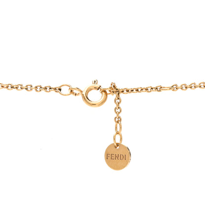 Fendi Metal Crystal F is Fendi Necklace Gold 4 of 5