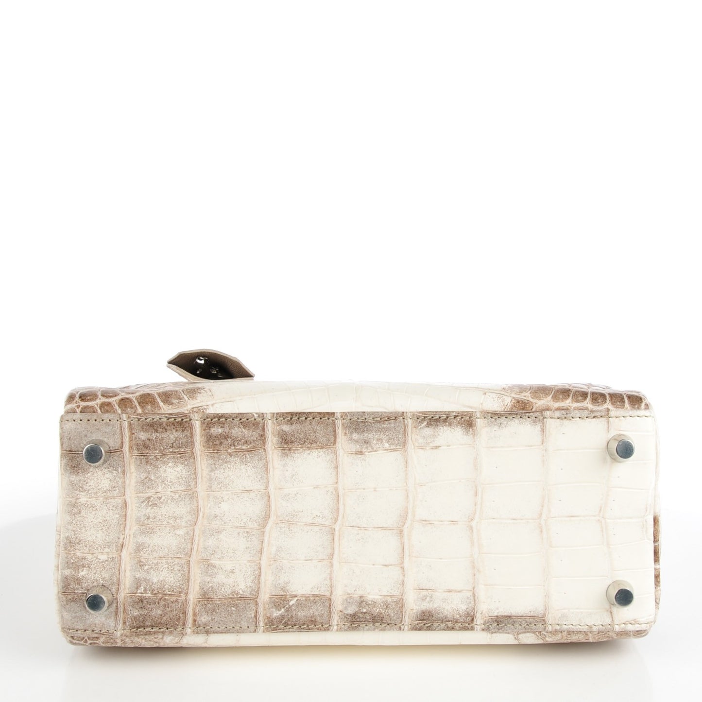 Matte Niloticus Crocodile Himalaya Kelly Retourne 25 White