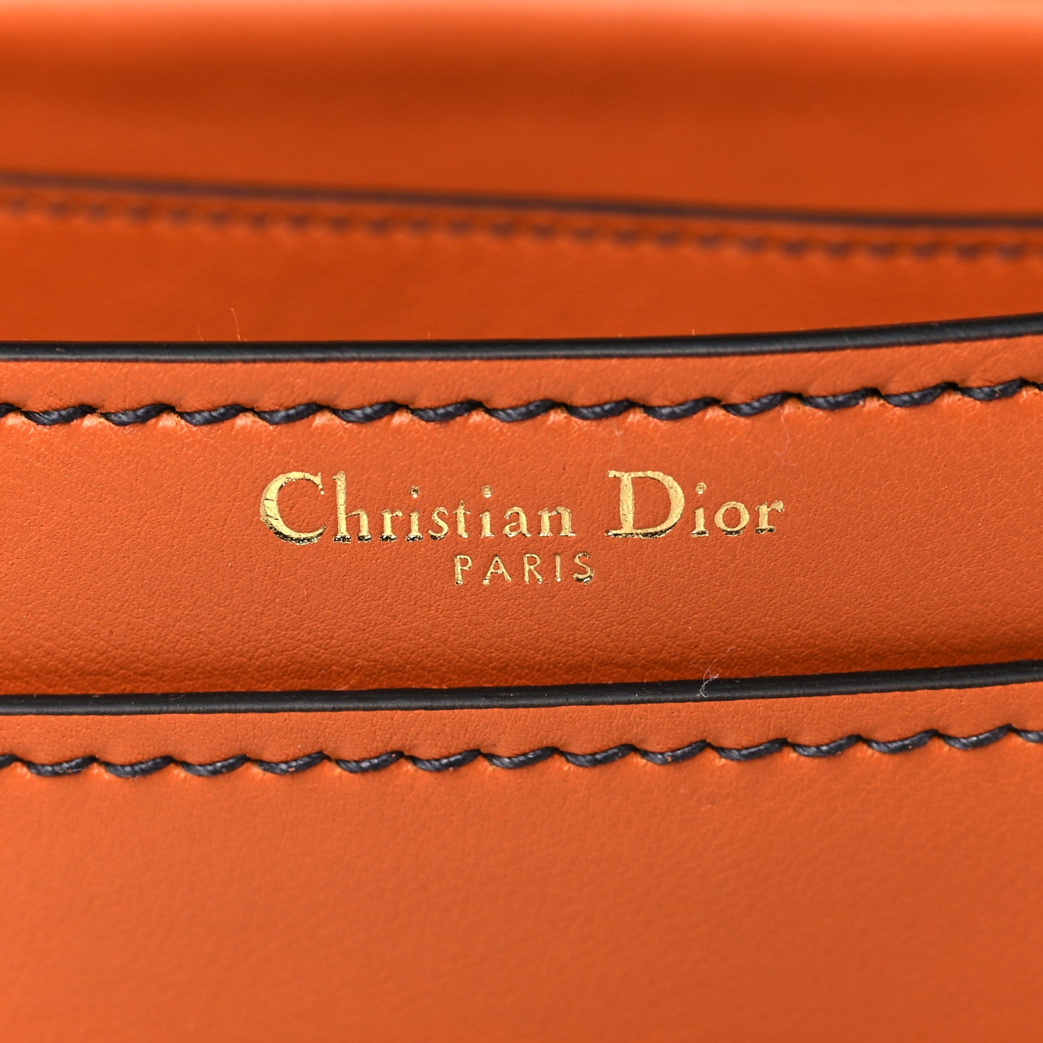 Christian Dior Calfskin J'Adior Chain Flap Bag Orange 6 of 9