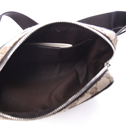 Gucci Monogram Belt Bag Dark Brown 4 of 10