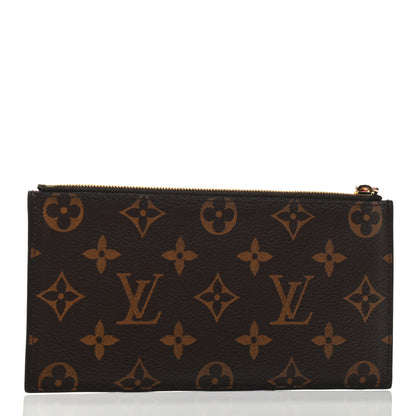 Louis Vuitton Monogram Felicie Chain Wallet Zippered Insert Fuchsia 2 of 3