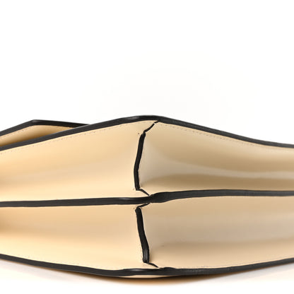 Valentino Garavani Shiny Calfskin Vain Shoulder Bag Butter 9 of 10