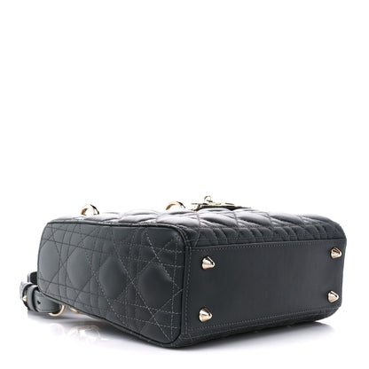 Christian Dior Lambskin Cannage Gradient Small My ABCDior Lady Dior Grey 4 of 11