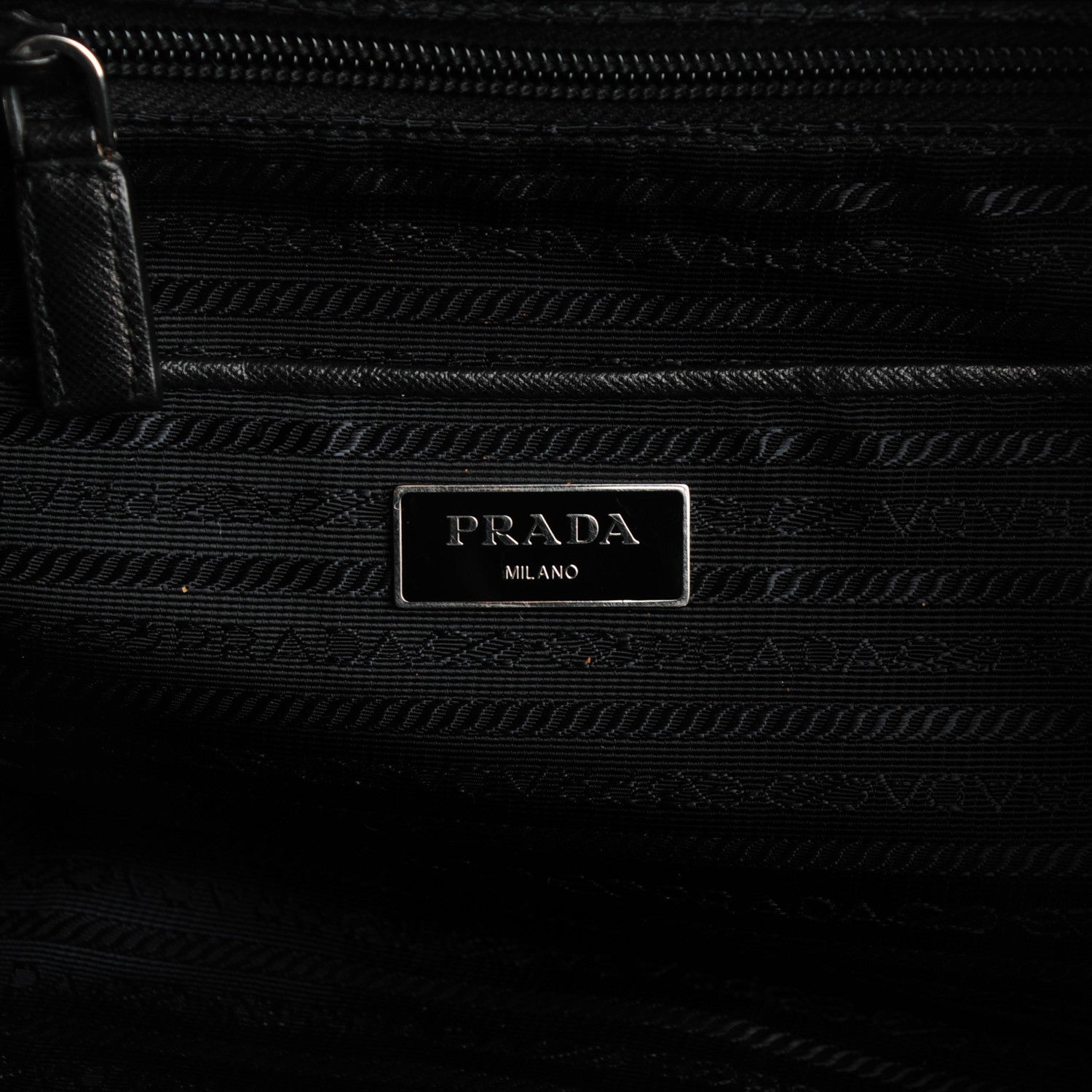 Prada Nylon Vela Medium Backpack Black 6 of 9