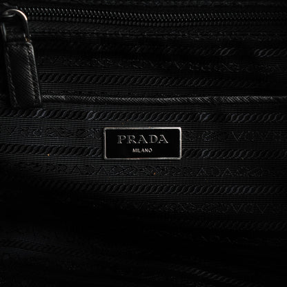 Prada Nylon Vela Medium Backpack Black 6 of 9