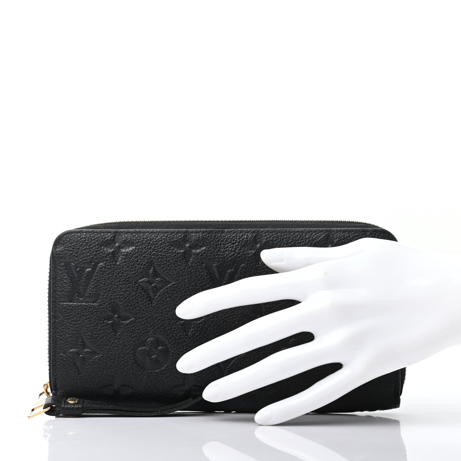 Louis Vuitton Empreinte Zippy Wallet Black 2 of 7