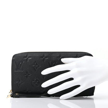 Louis Vuitton Empreinte Zippy Wallet Black 2 of 7