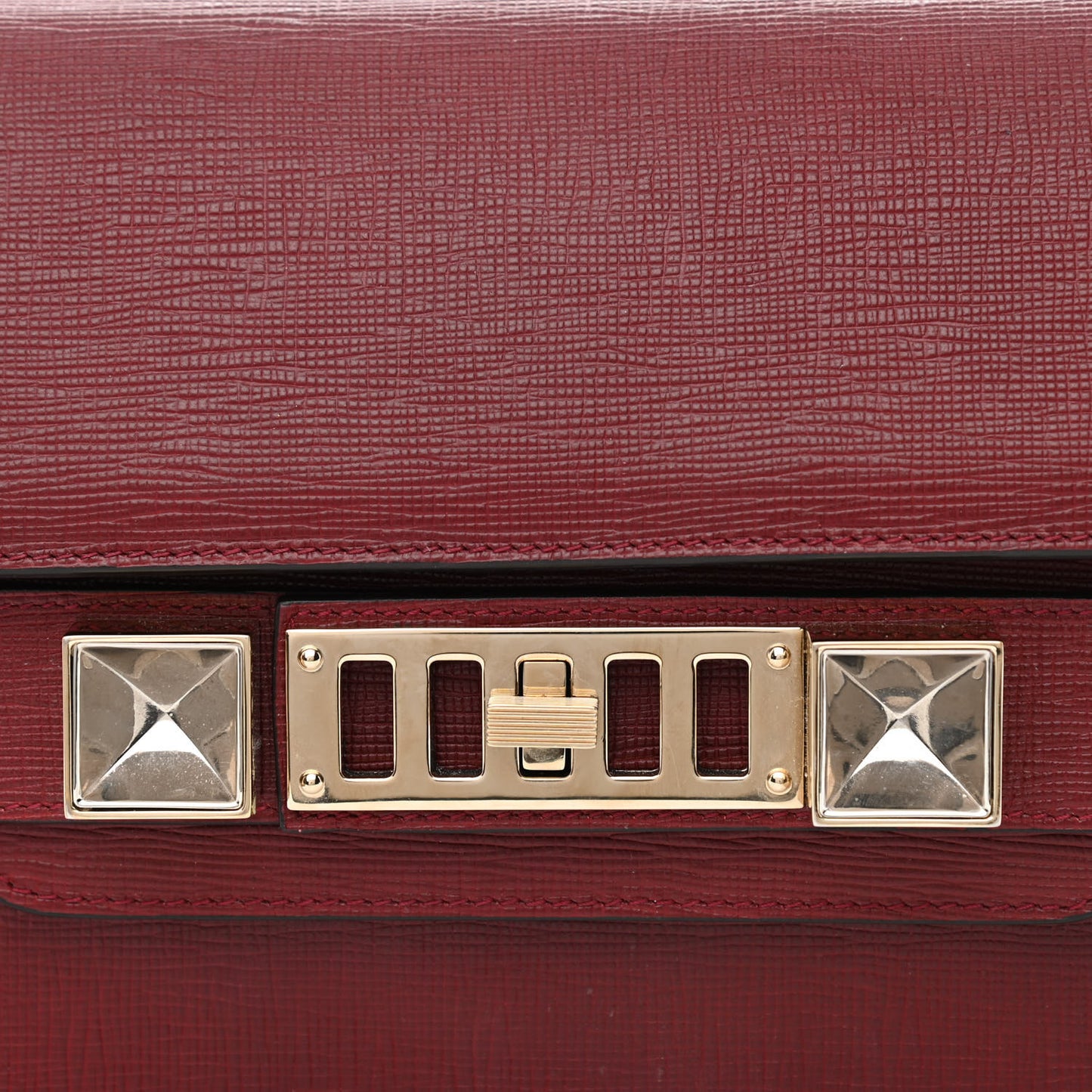 New Linosa Mini PS11 Classic Shoulder Bag Flame Red