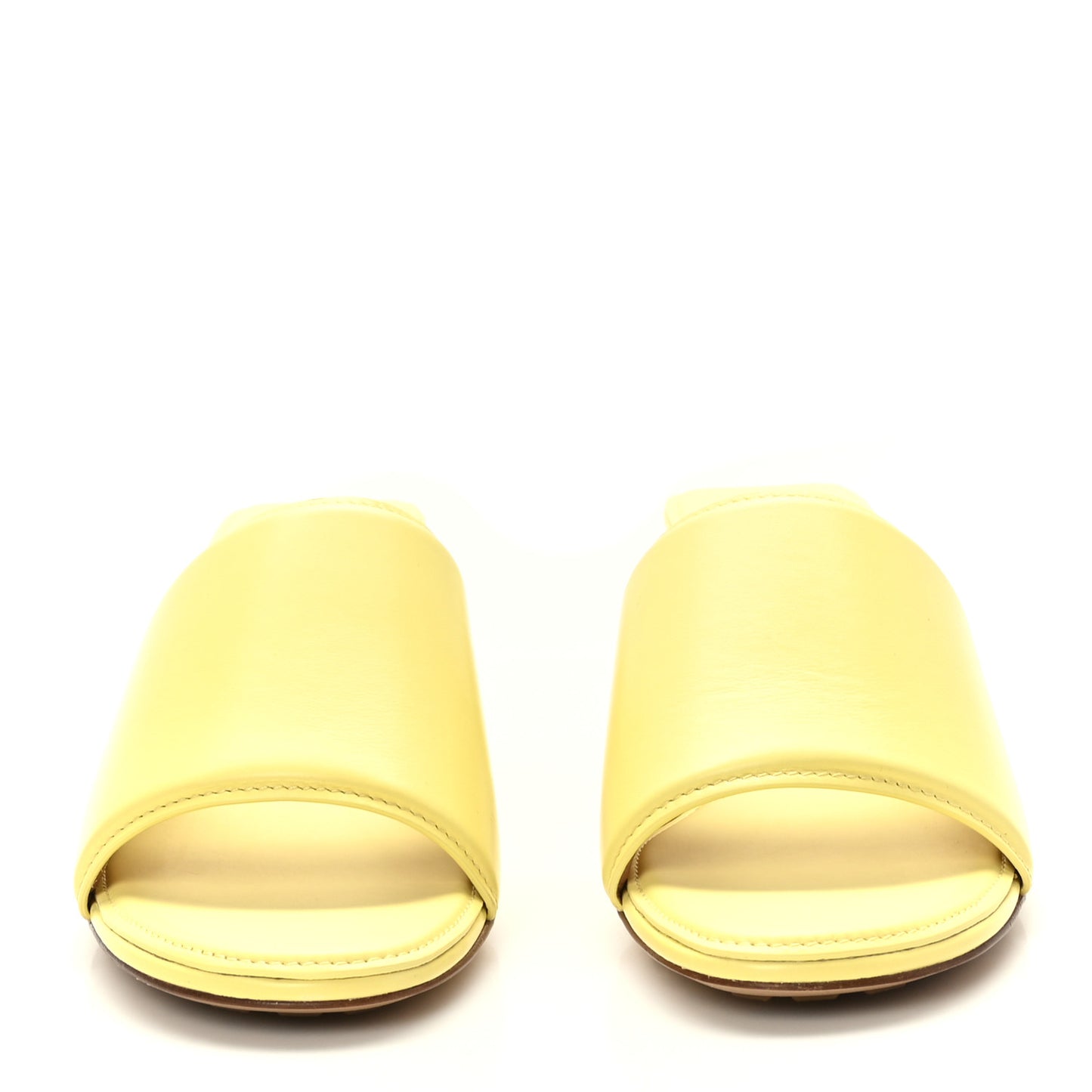 Vienna Calfskin The Band Mule Sandals 39 Lemonade