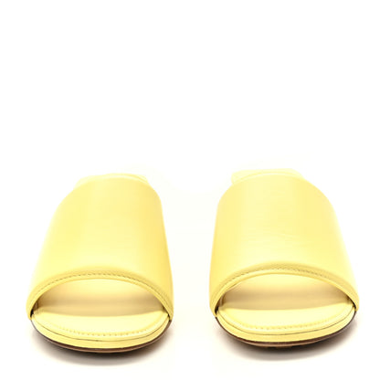 Bottega Veneta Vienna Calfskin The Band Mule Sandals 39 Lemonade 2 of 8