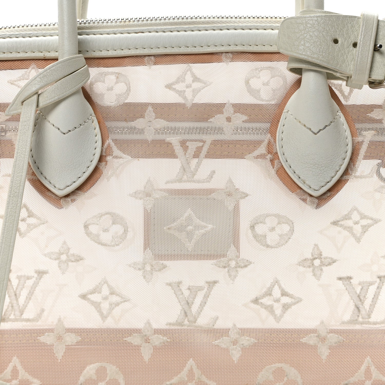 Louis Vuitton Monogram Transparence Lockit East-West White 7 of 9