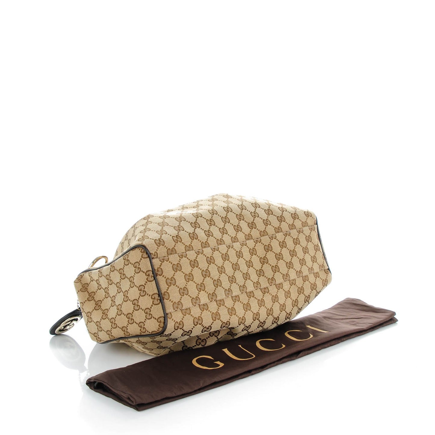 Monogram Medium Sukey Tote Dark Brown