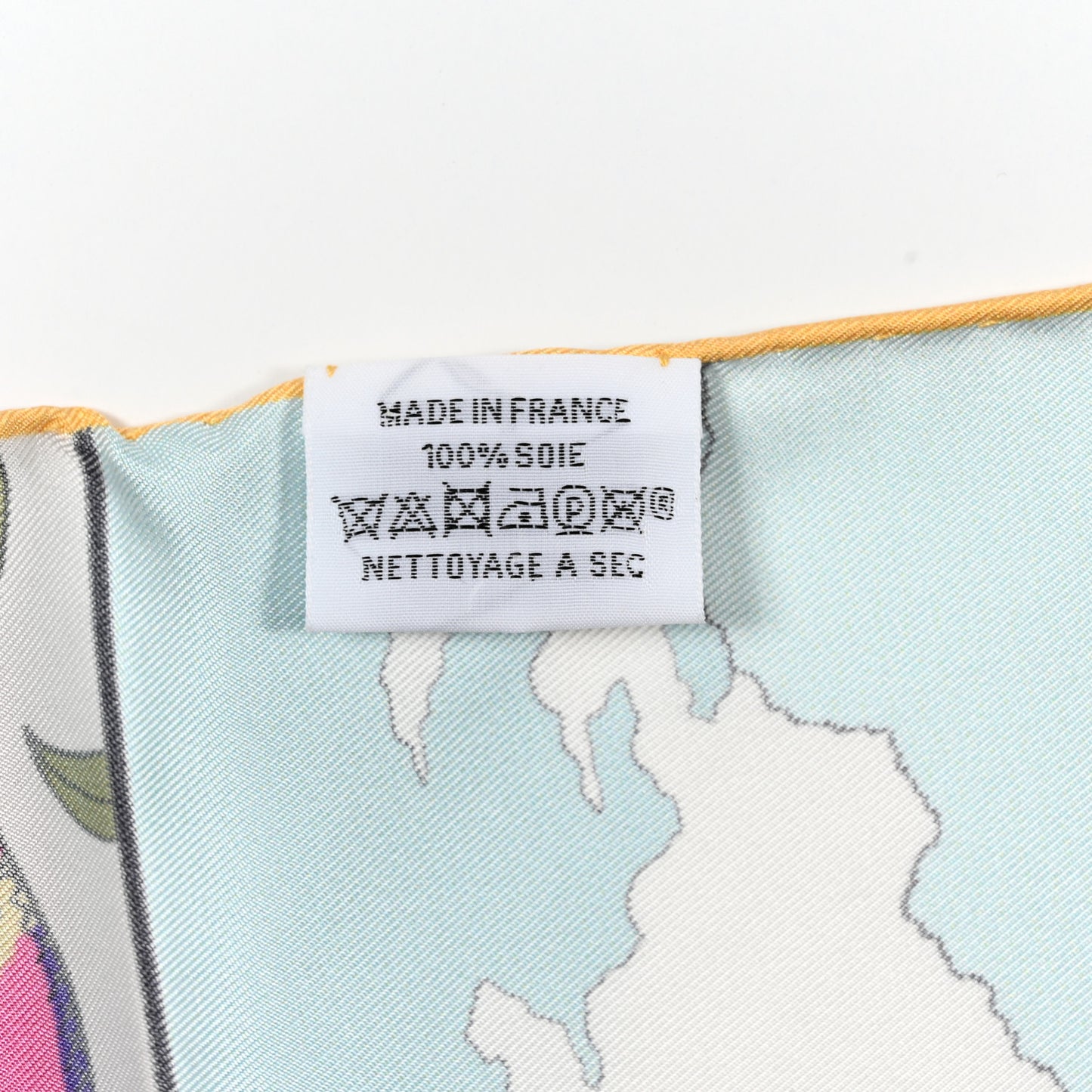 Silk Le Premier Chant Wow ! Muffler Mauve White Bleu Glacier