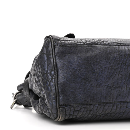 Mulberry Metallic Shrunken Calfskin Alexa Midnight Blue 8 of 10