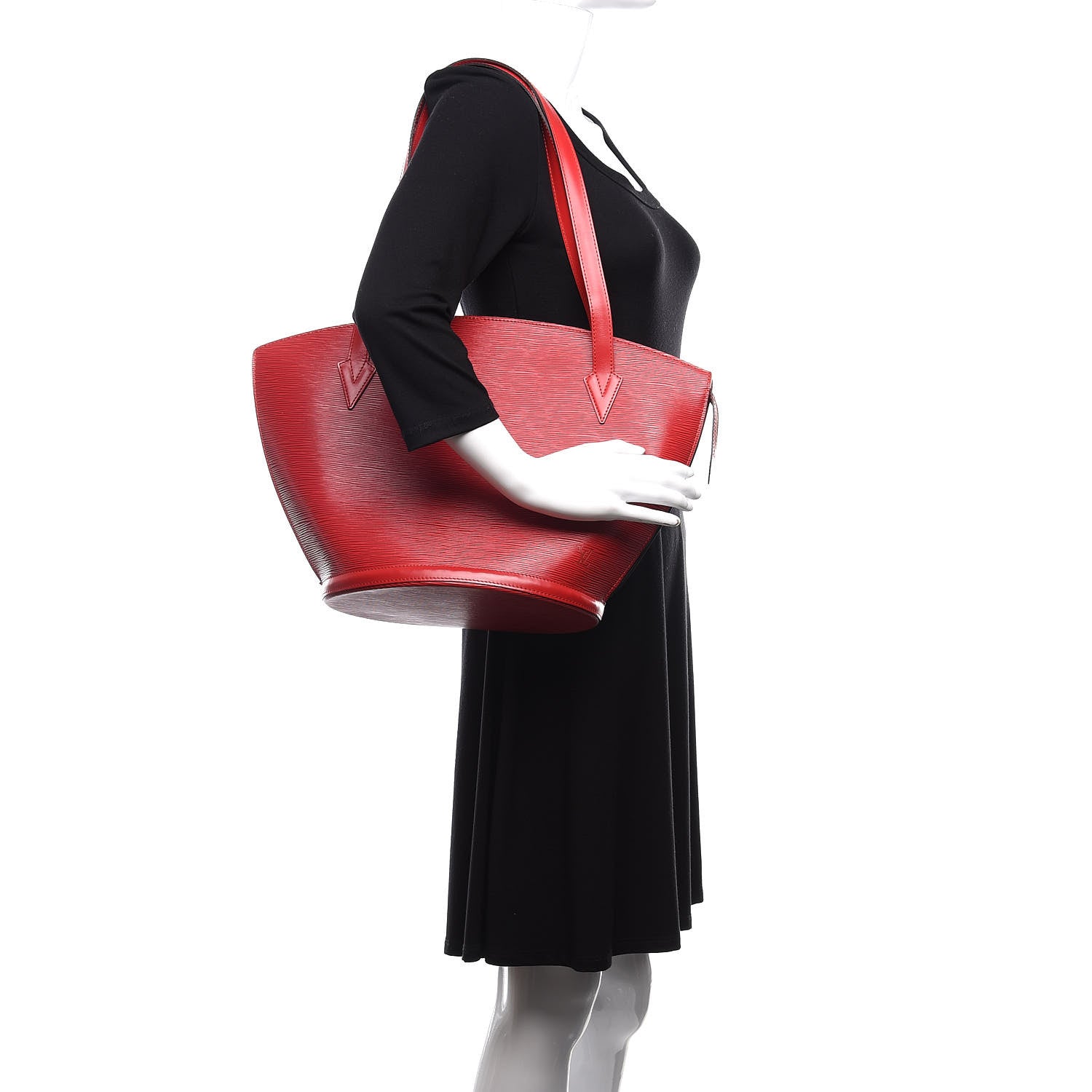 Louis Vuitton Epi Saint Jacques GM Castillan Red 2 of 9