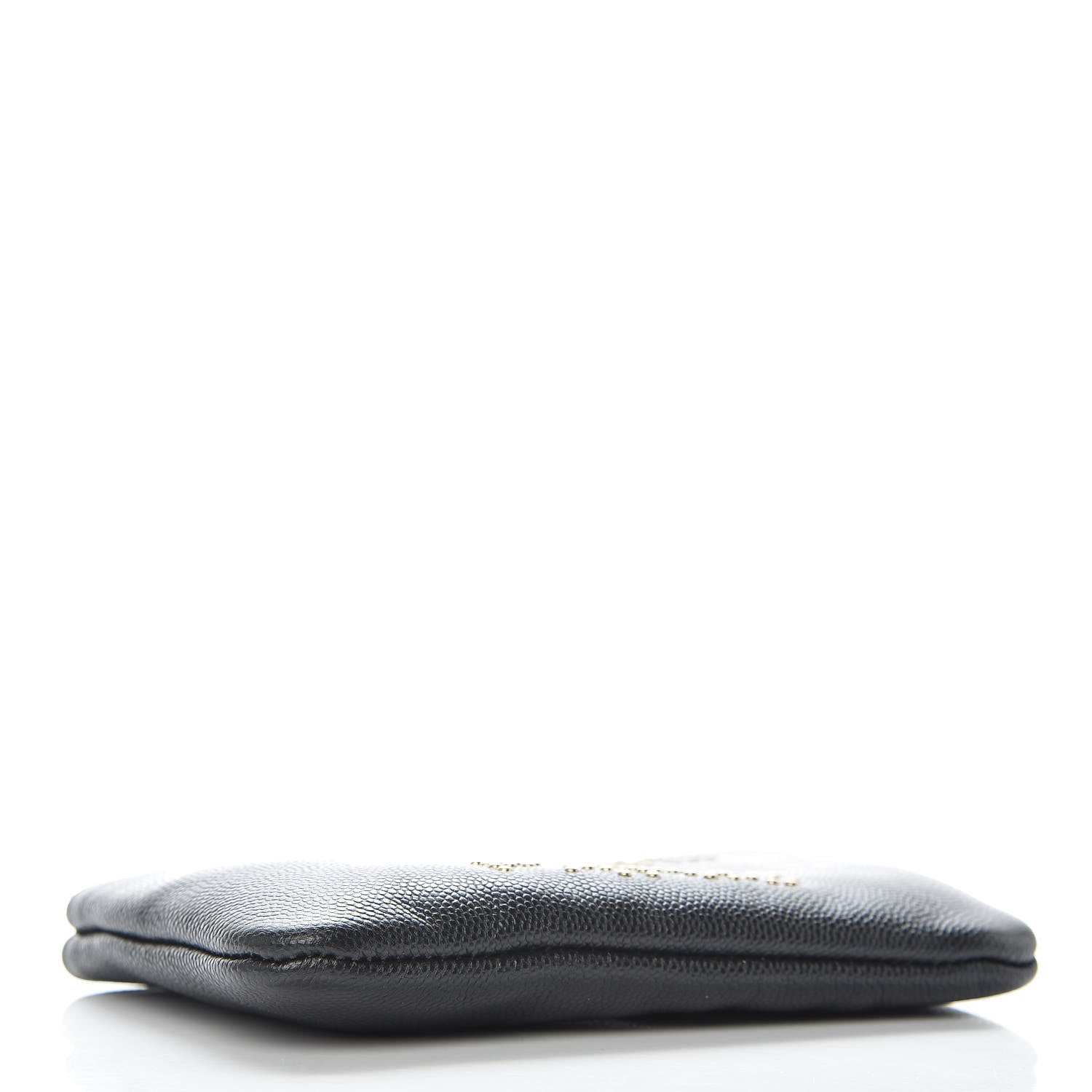 Chanel Caviar Studded Deauville Cosmetic Pouch Black 4 of 10