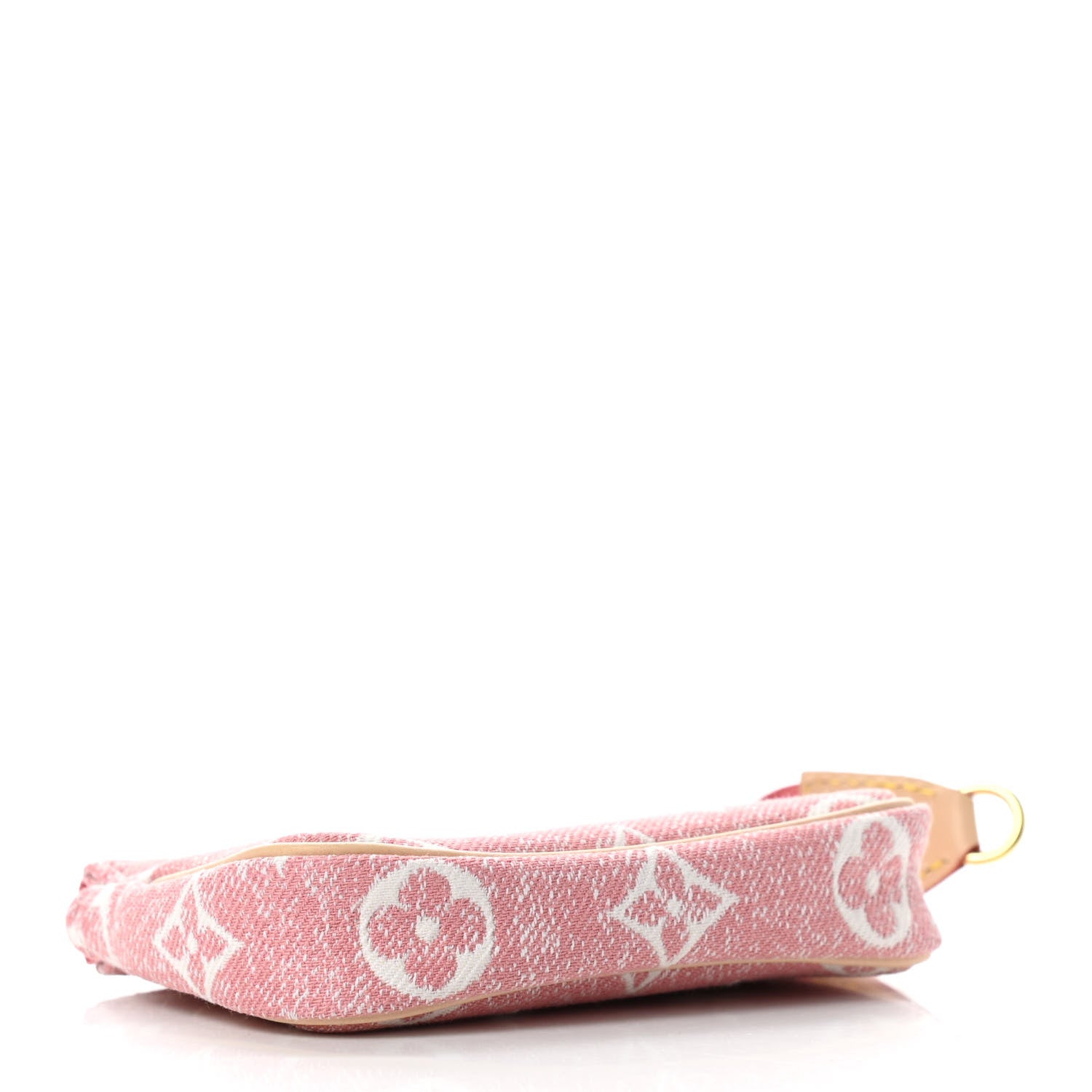 Louis Vuitton Denim Jacquard Monogram Micro Pochette Accessories Rose 4 of 6