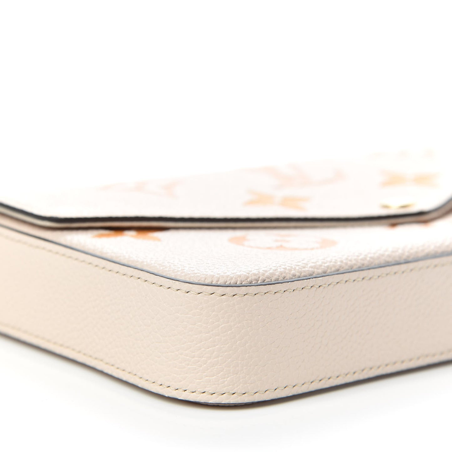 Empreinte Monogram Giant By The Pool Felicie Pochette Chain Wallet Cream Saffron