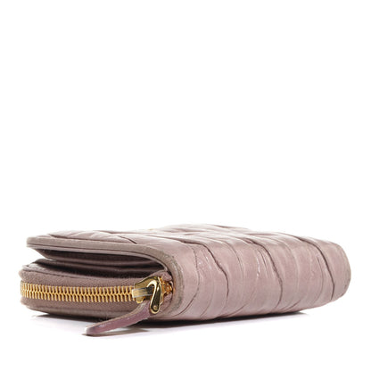 Miu Miu Matelasse Compact Wallet Deserto 4 of 8