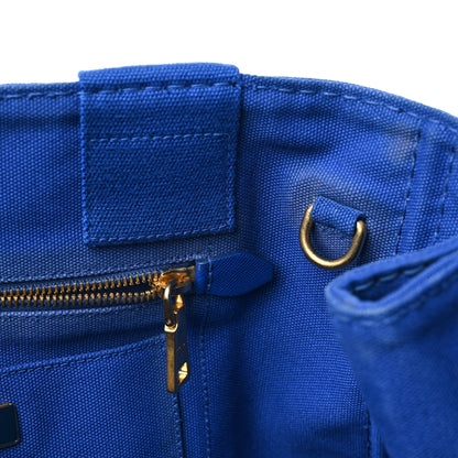 Prada Canapa Logo Tote Cobalto 8 of 10