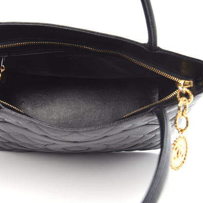 Chanel Caviar Quilted Medallion Tote Black 5 of 9