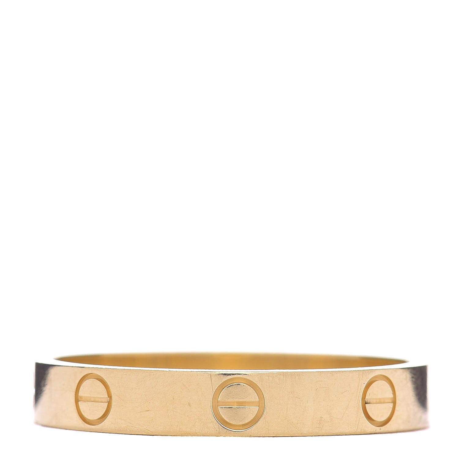 Cartier 18K Yellow Gold 3.5mm LOVE Wedding Band Ring 64 10.75 1 of 5