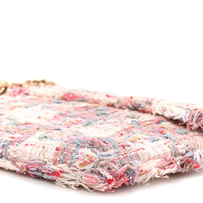 Chanel Tweed Vertical Lock Flap Bag Pink Multicolor 8 of 10