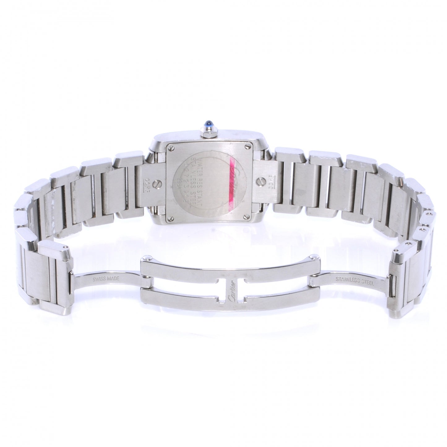 Stainless Steel 20mm Tank Francaise Quartz Watch