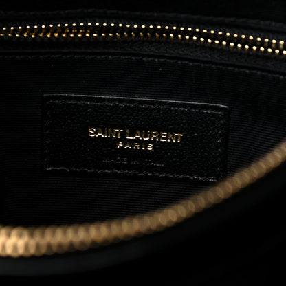 Saint Laurent Calfskin Y Quilted Monogram Large Loulou Chain Satchel Black 12 of 23